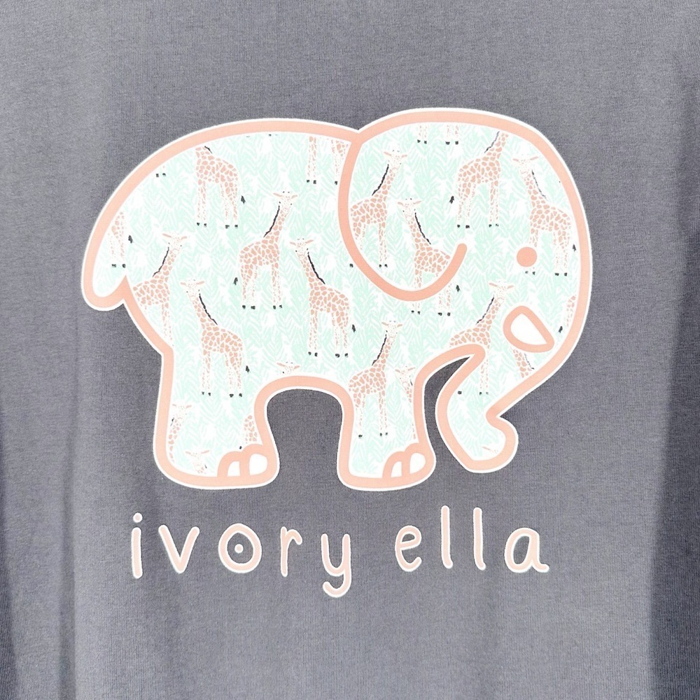 Ivory Ella Long Sleeve Shirt Small Giraffe - Picture 2 of 4